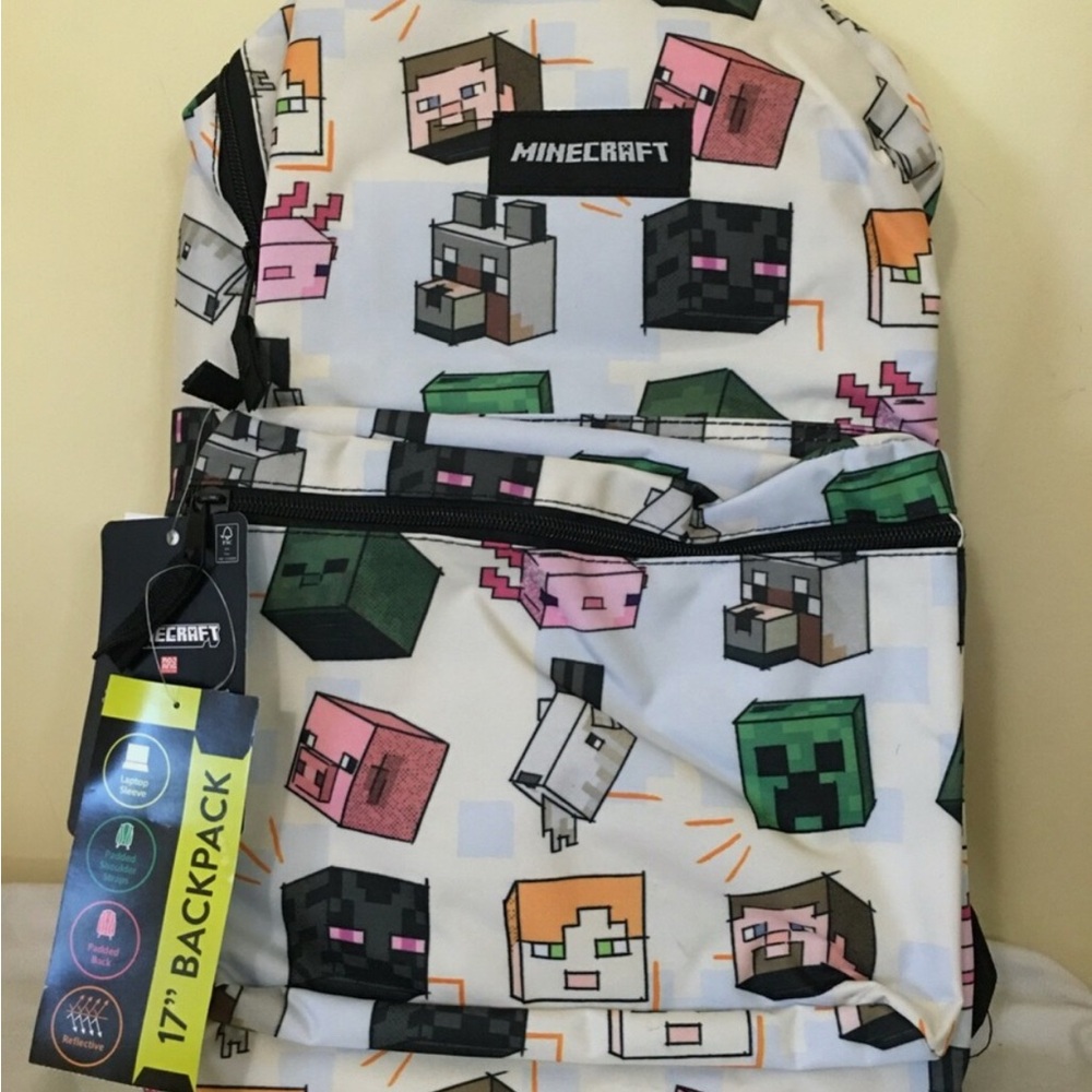 Minecraft Kids Backpack - Multicolor - Picture 3 of 3